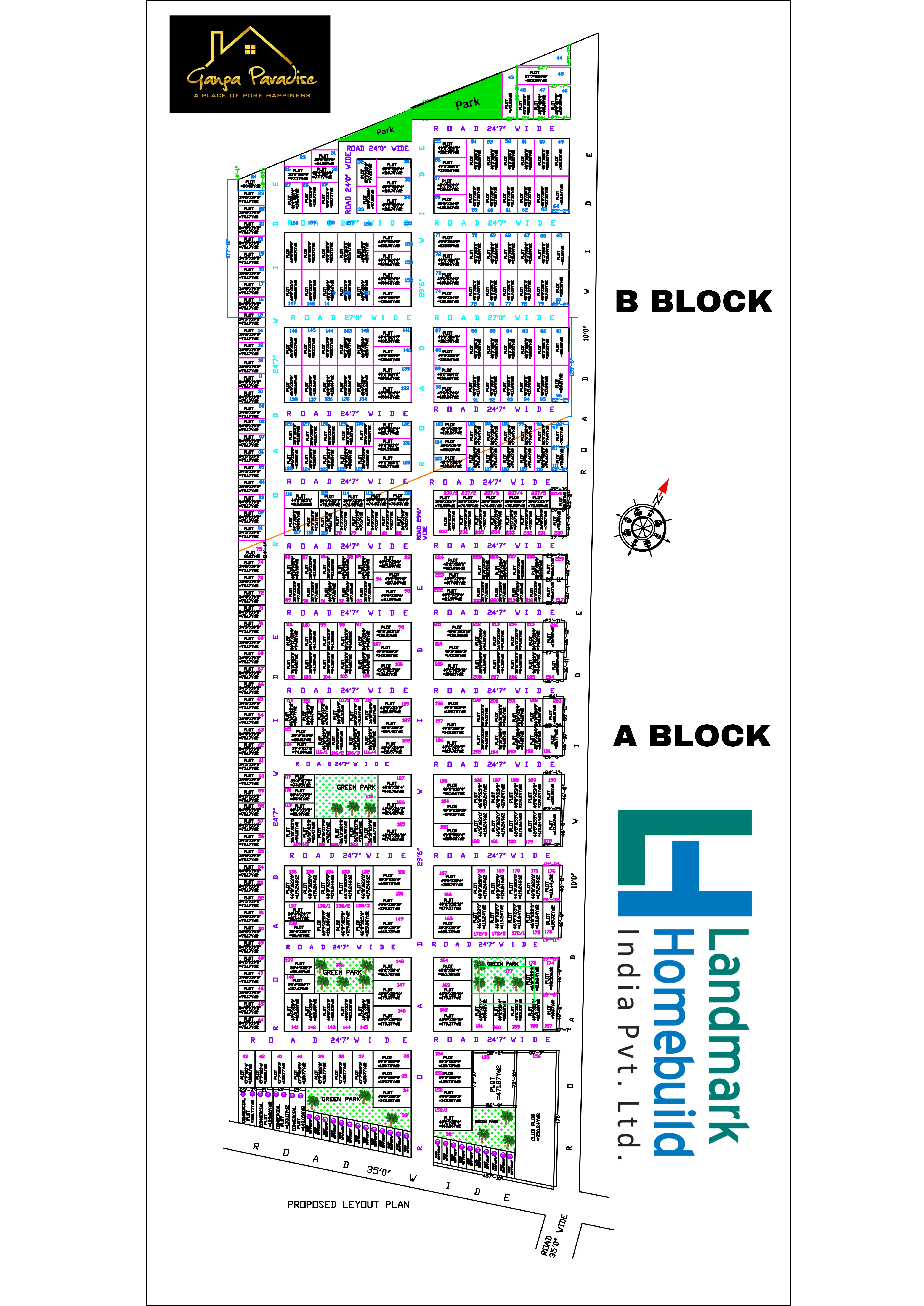 Master layout plan